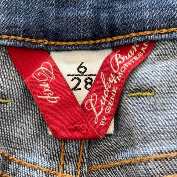 𝅺lucky Brand Sweet N Low Crop Jeans Size 6 - Picture 10 of 12
